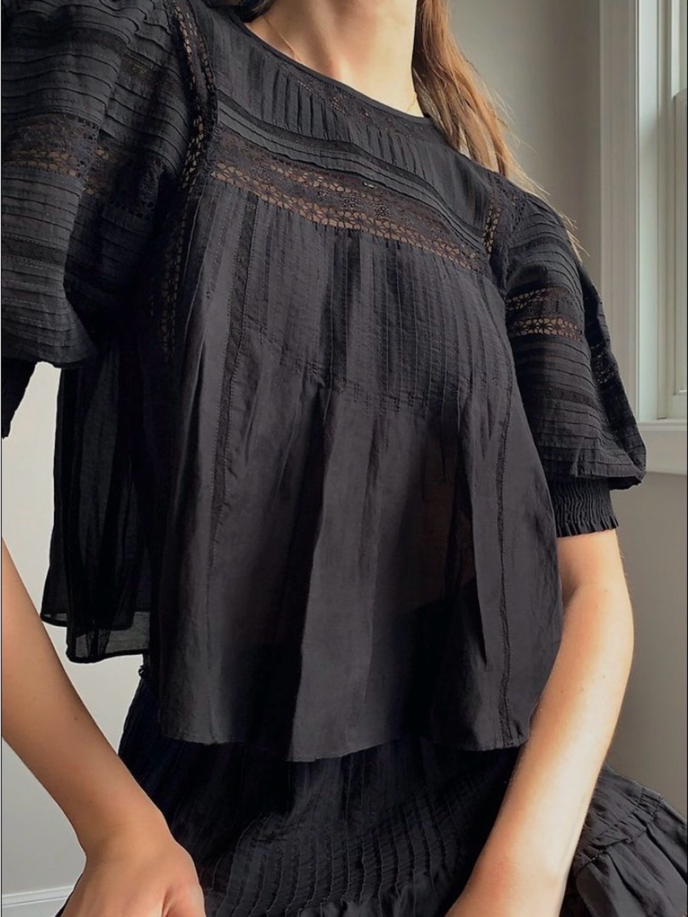 Sunday Best by Aritzia Jaydie Puff Sleeve Blouse
